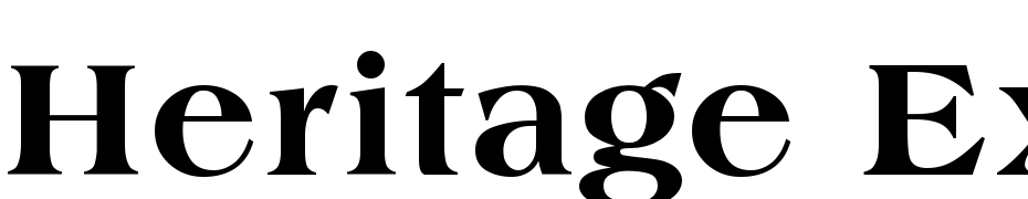 Heritage Extra Bold cкачати шрифт безкоштовно